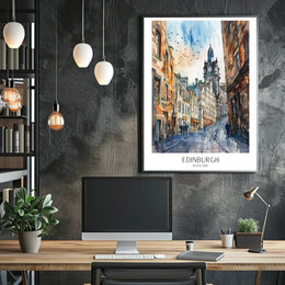 Edinburgh Streetscape Poster