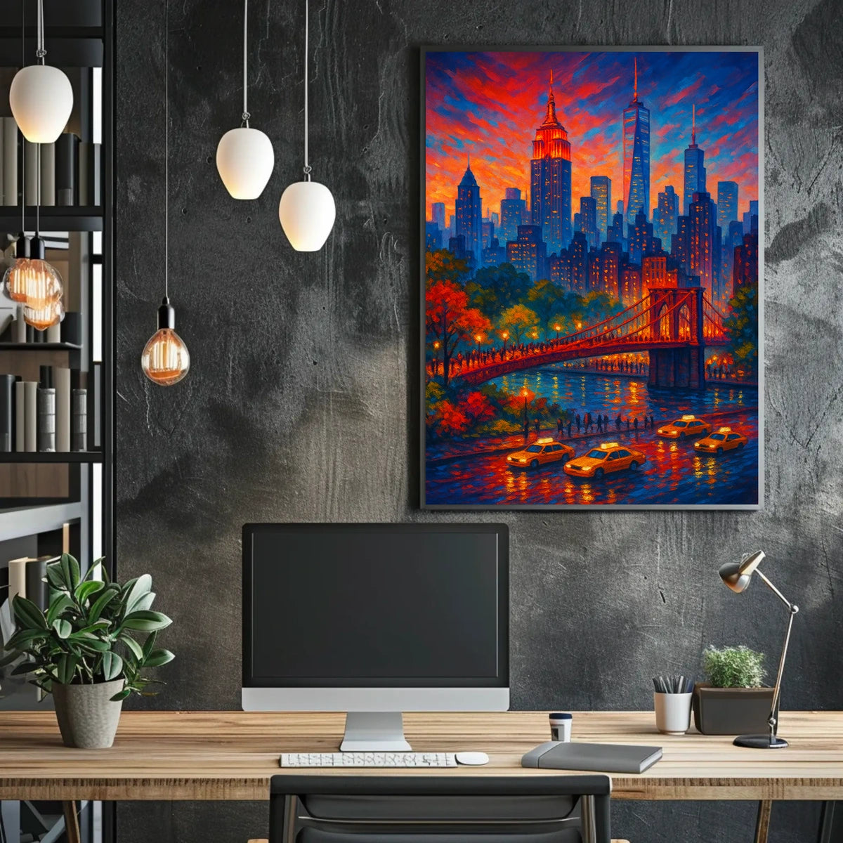 City Lights at Dusk