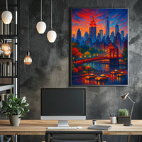 City Lights at Dusk