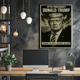 Donald Trump 47Th President Poster