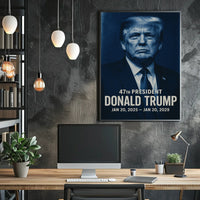 Donald Trump Visionary in Contemplation Poster