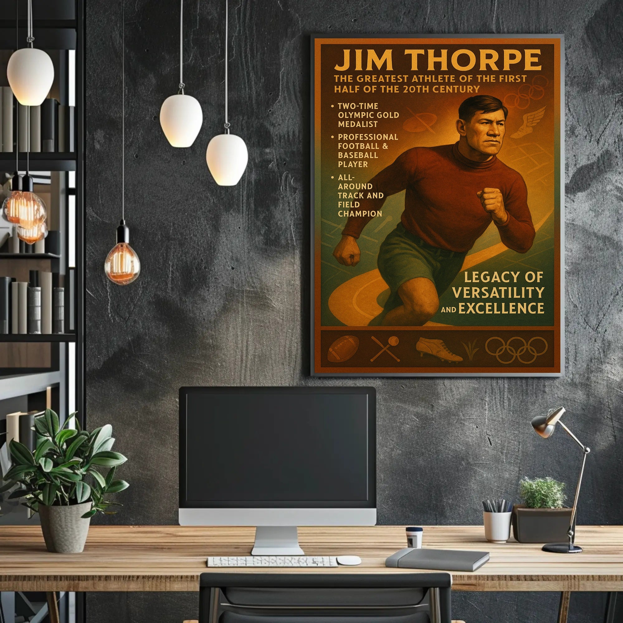 Jim Thorpe: A Legacy of Versatility Poster