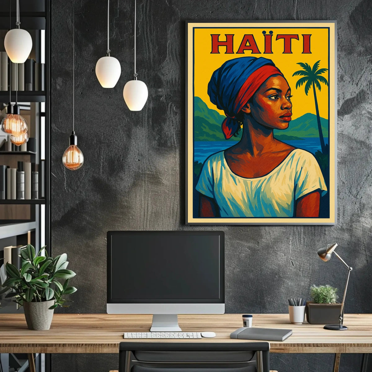 Haiti A Vibrant Tribute Poster