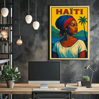 Haiti A Vibrant Tribute Poster
