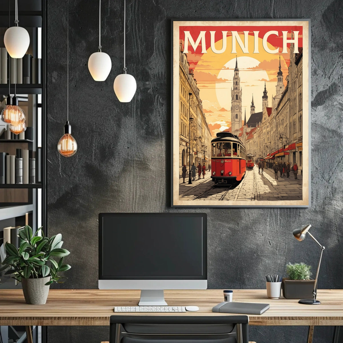 Munich Vintage Travel Poster