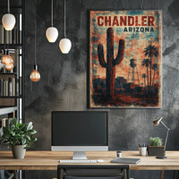 Chandler, Arizona Vintage Vintage Poster