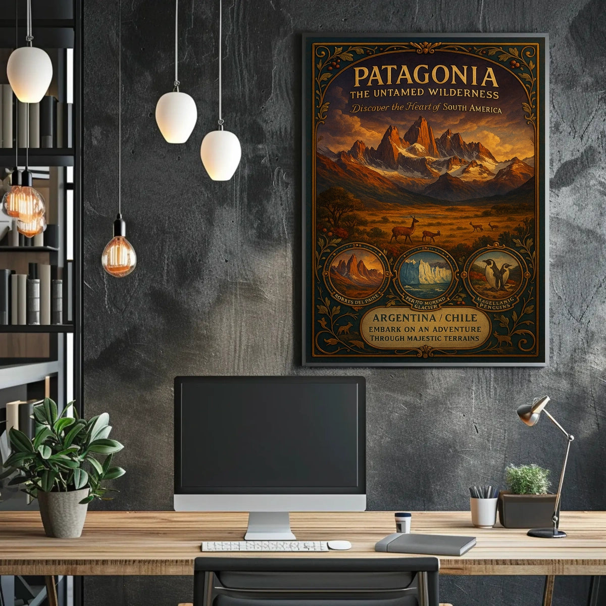 Patagonia The Untamed Wilderness Poster