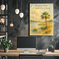South Carolina Landscape Poster