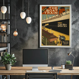 New Boat Train Adventure Poster PosterGoat