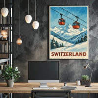 Switzerland Alpine Adventure Poster