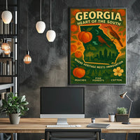 Georgia Heart Of The South Poster