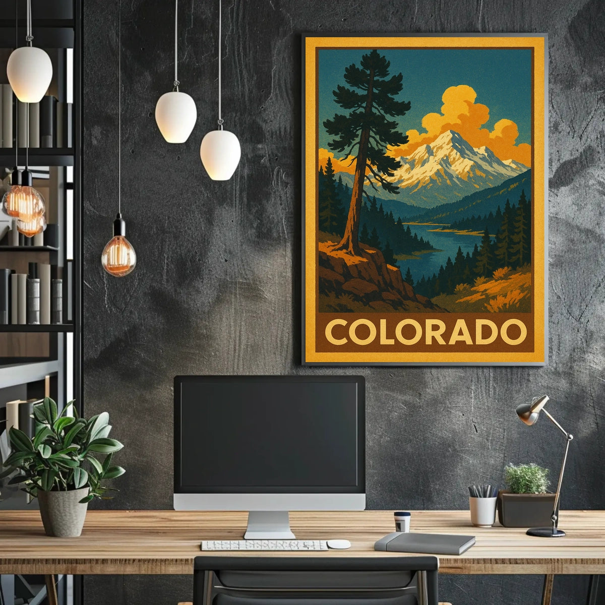 Colorado Mountain Landscape Poster