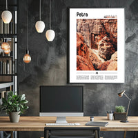 Petra Treasury Art Print Cultural or Heritage Poster PosterGoat