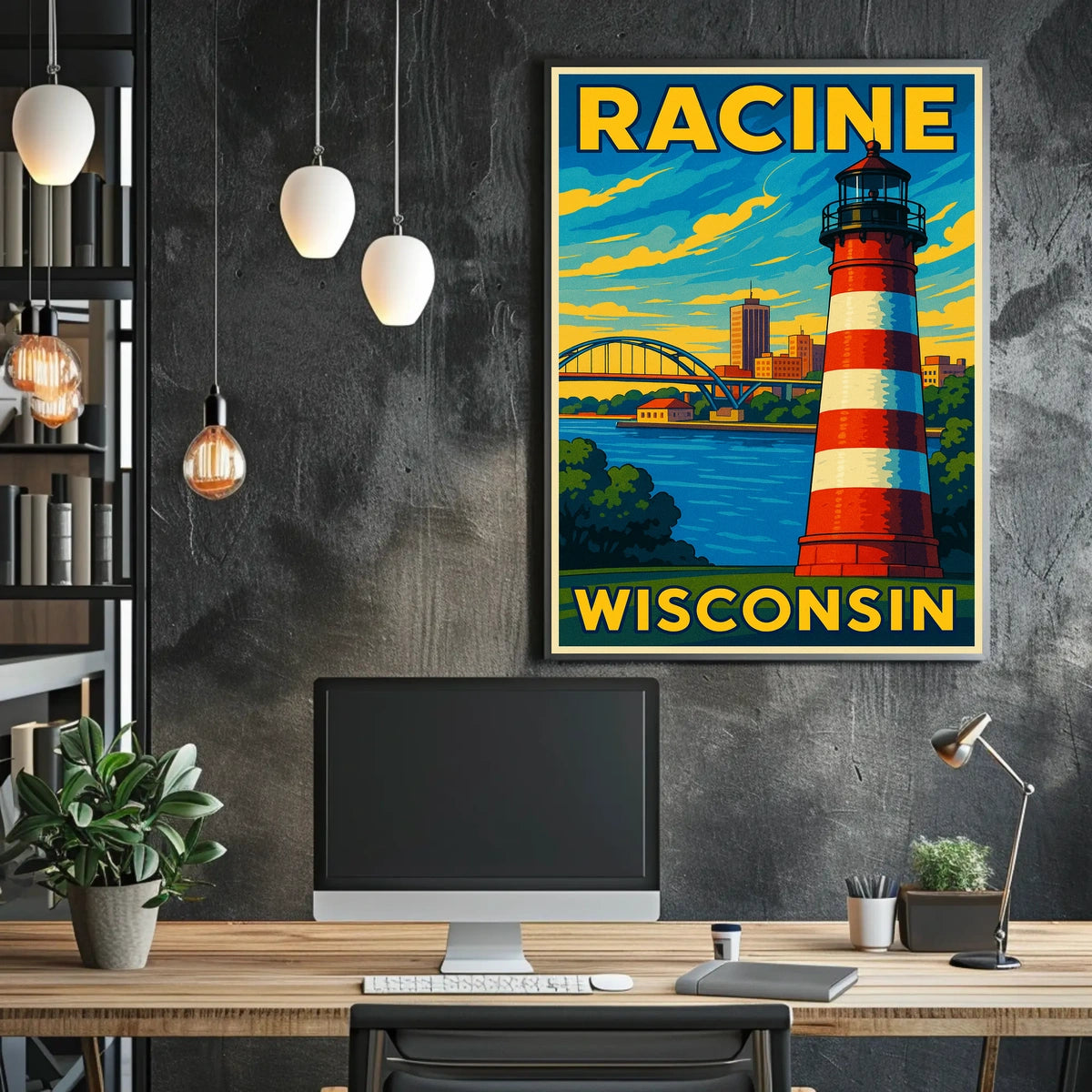 Racine, Wisconsin Poster