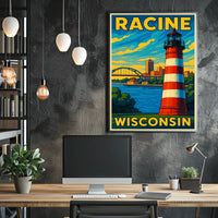 Racine, Wisconsin Poster
