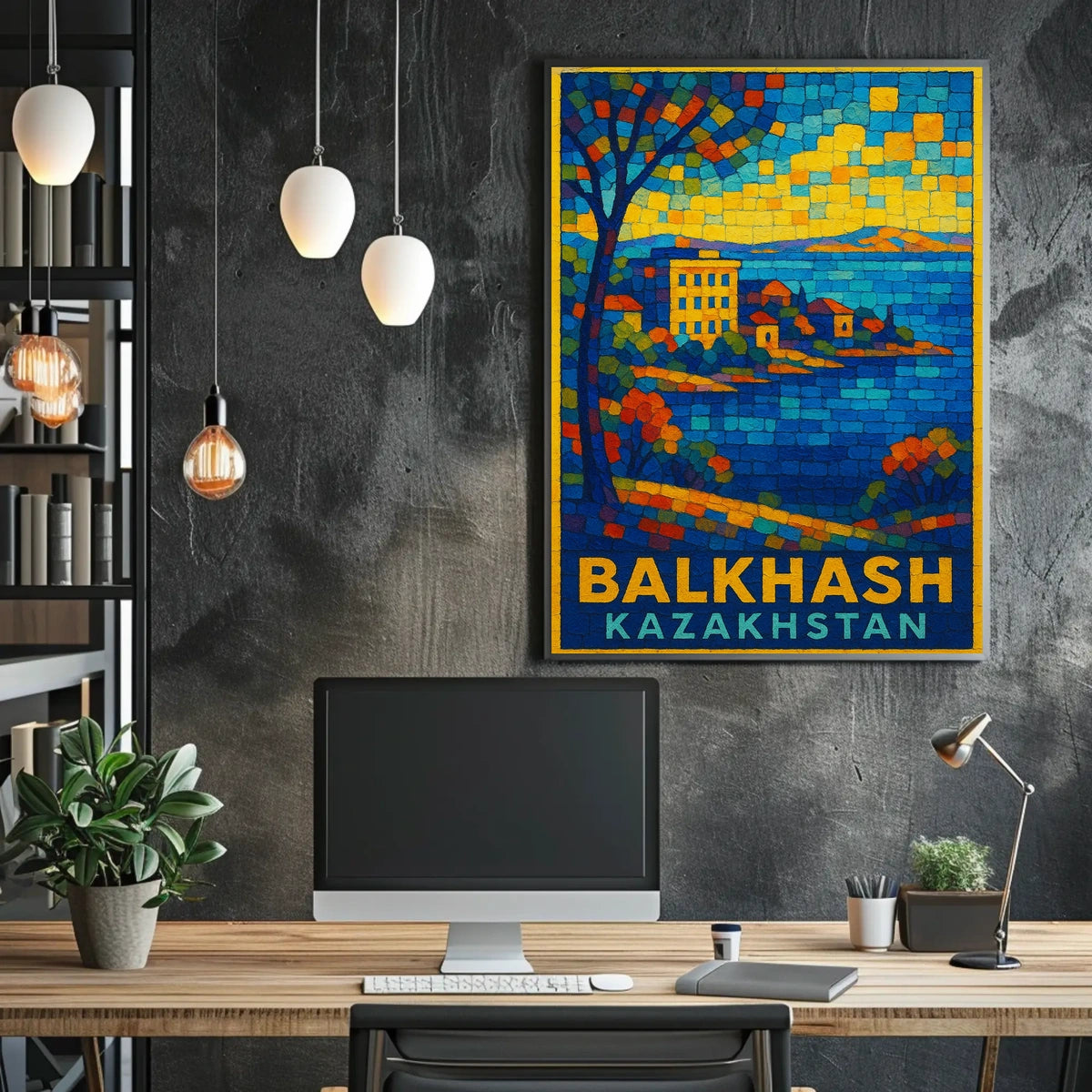 Balkhash, Kazakhstan Poster