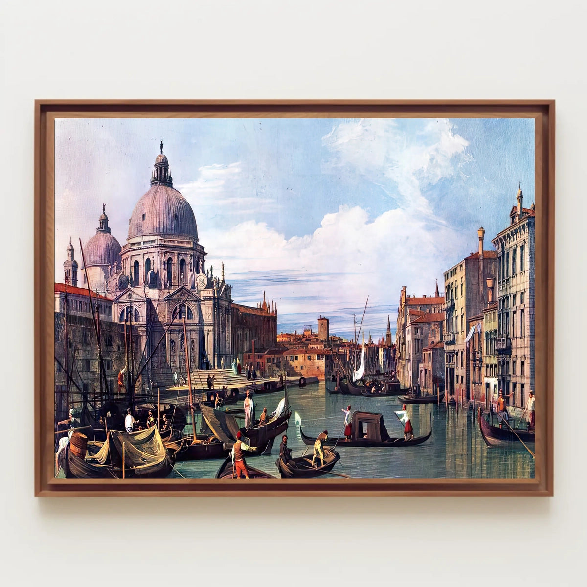 Venetian Canal Scene Neoclassical Cultural or Heritage Poster