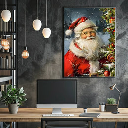Santa Claus in a Winter Wonderland Poster
