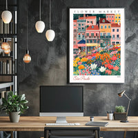 São Paulo Flower Market 2024 Poster PosterGoat