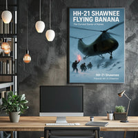 HH-21 Shawnee The Curved Savior of Korea Poster PosterGoat