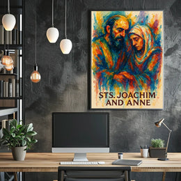 Saints Joachim And Anne Poster