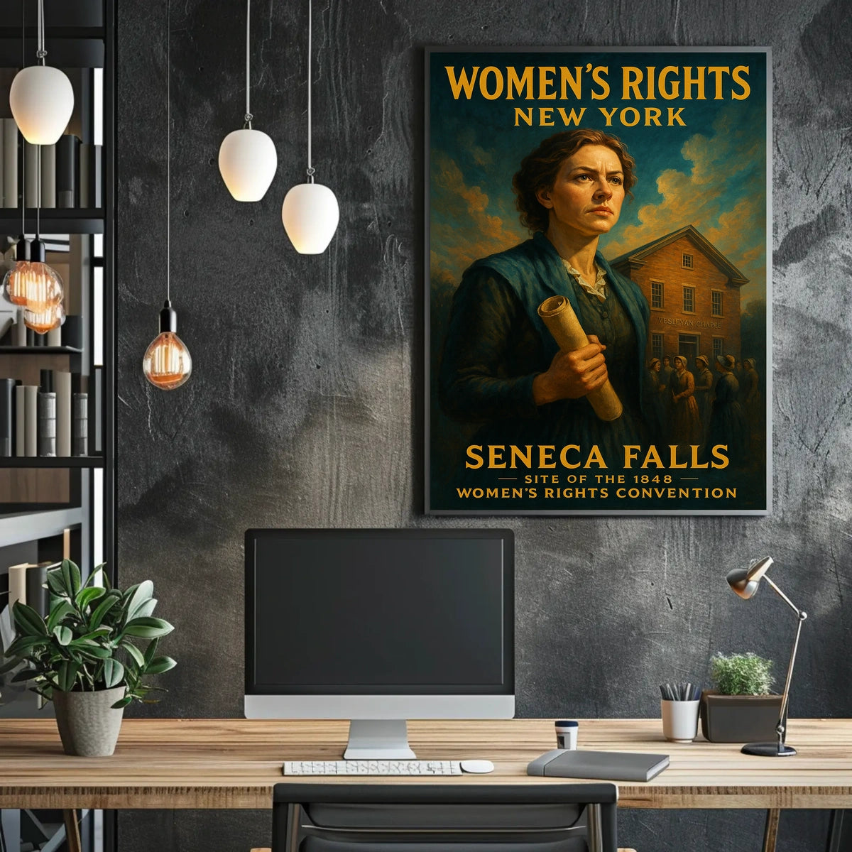 Seneca Falls WomenS Rights Convention Poster