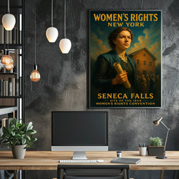 Seneca Falls WomenS Rights Convention Poster