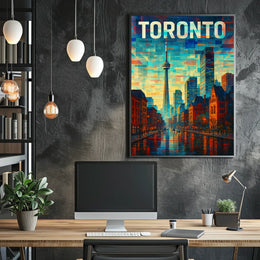 Toronto Cityscape Poster