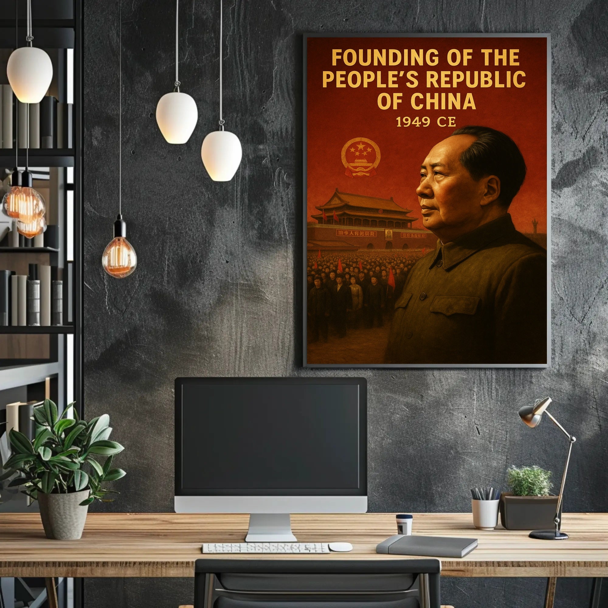 Founding of the People's Republic of China - 1949 Poster PosterGoat