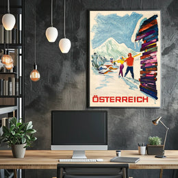 Österreich Winter Wonderland Poster