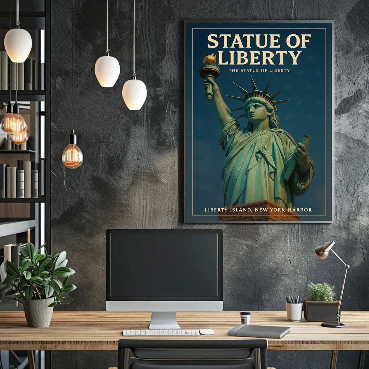 Statue of Liberty Patriotic Icon Cultural or Heritage Poster