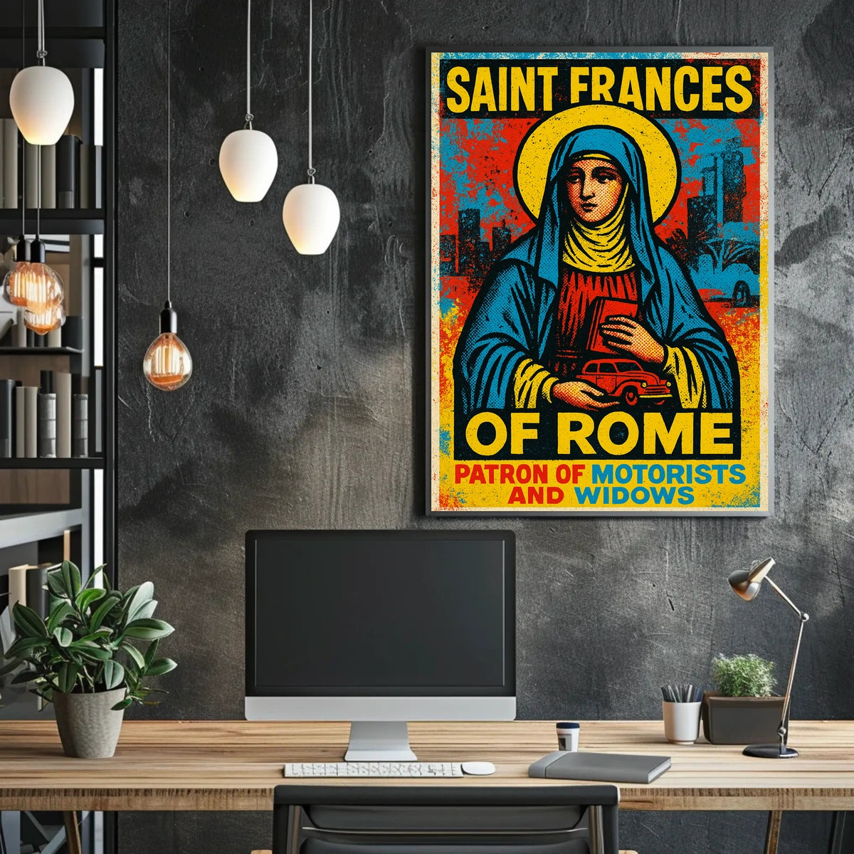Saint Frances Of Rome Patron Of Poster