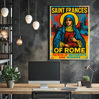 Saint Frances Of Rome Patron Of Poster