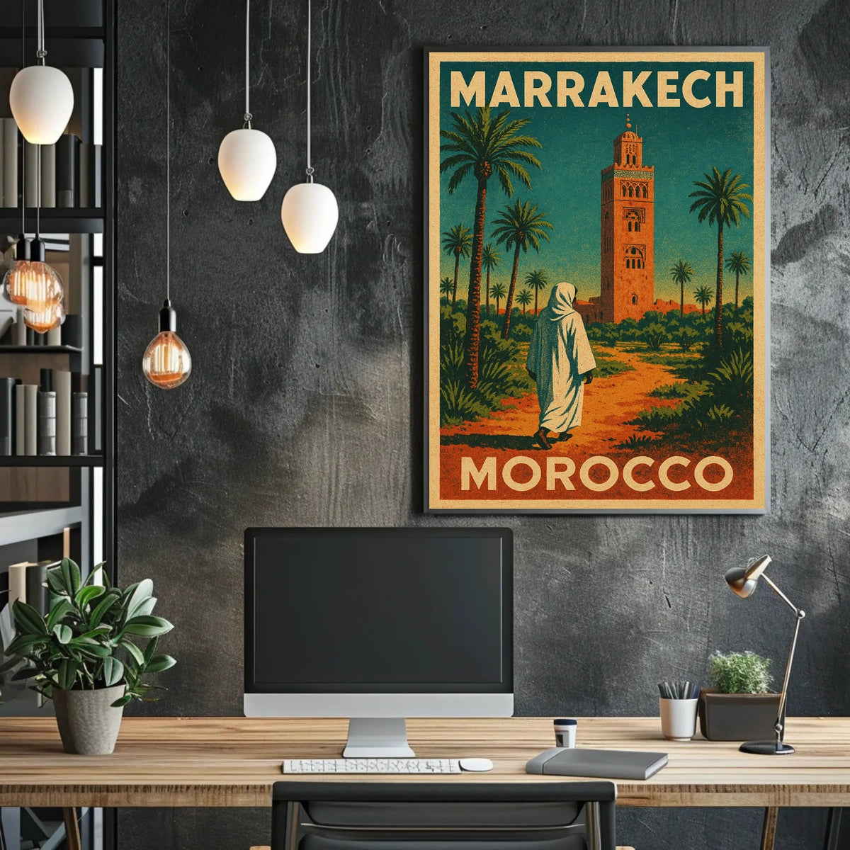 Marrakech Travel Poster