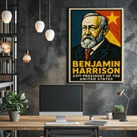 Benjamin Harrison 23rd President Poster