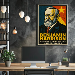 Benjamin Harrison 23rd President Poster