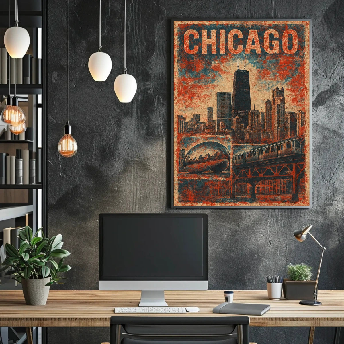 Chicago Cityscape Poster