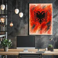 Symbolic Eagle Emblem Poster