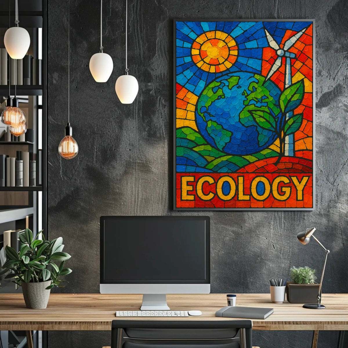 Ecology Mosaic Poster