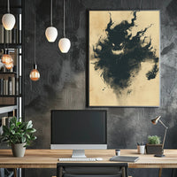 Shadowy Entity in Motion Poster PosterGoat