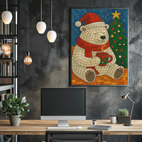 Polar Bear North Pole Poster