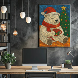 Polar Bear North Pole Poster