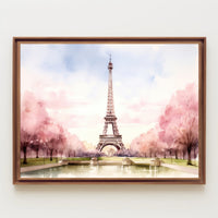 Eiffel Tower in Spring Poster