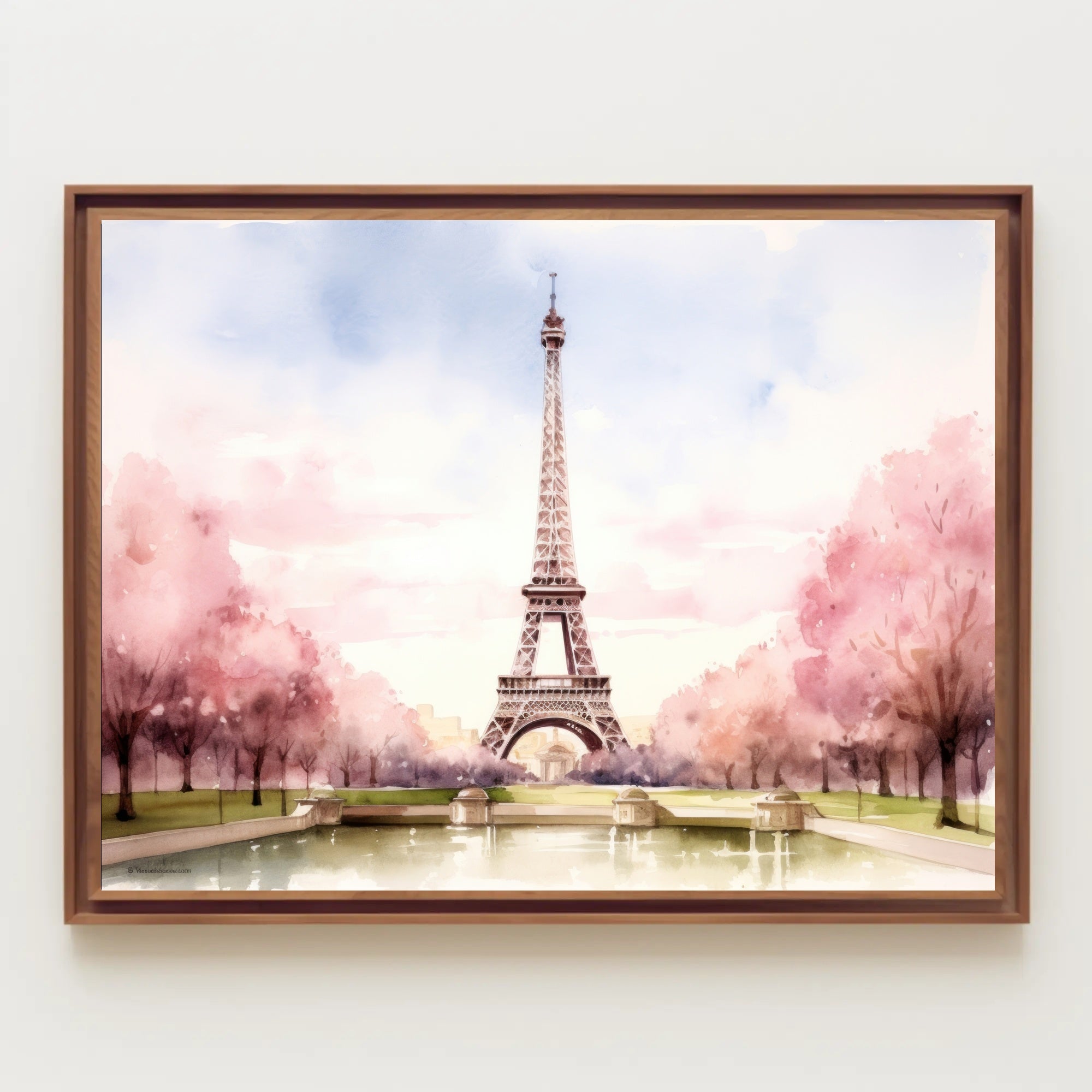 Eiffel Tower in Spring Poster