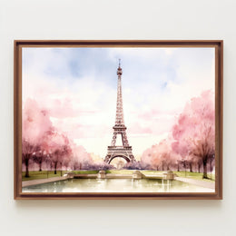 Eiffel Tower in Spring Poster