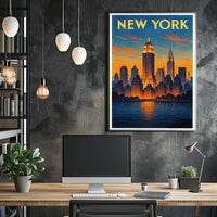 New York City Skyline Poster PosterGoat