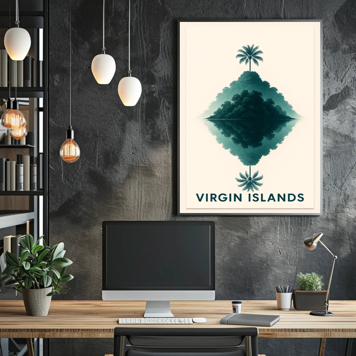 Virgin Islands Reflection Poster