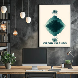 Virgin Islands Reflection Poster