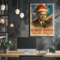 Herbert Hoover 31st President of the United States Christmas SeriesPoster