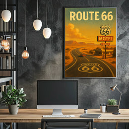Route 66 Adventure Poster